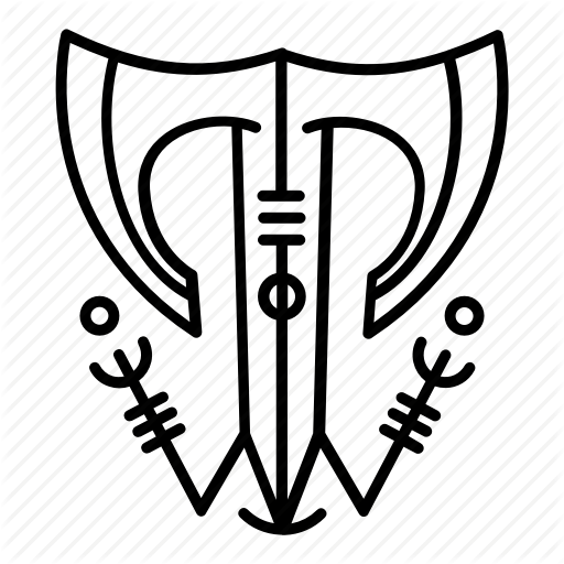 Attack, Axe, Axes, Rune, Viking, Vikingaxe, War Icon
