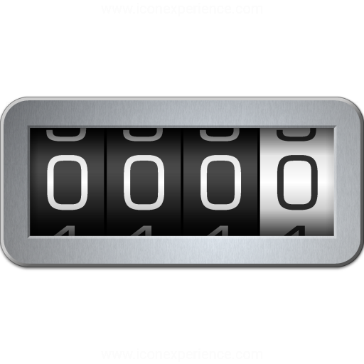 Iconexperience V Collection Odometer Icon