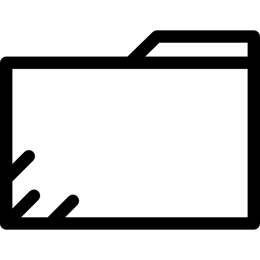 Interface Folder Black Icon