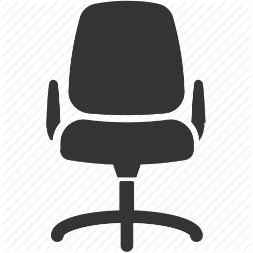 Business, Furniture, Office Chair, Seat Icon