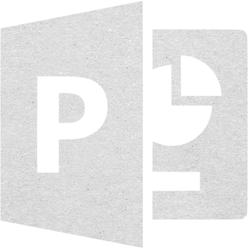 Cardboard Microsoft Powerpoint Icon