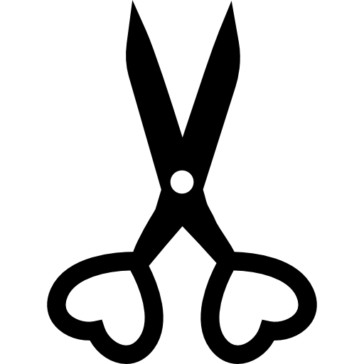 Scissors With Hearts Icons Free Download