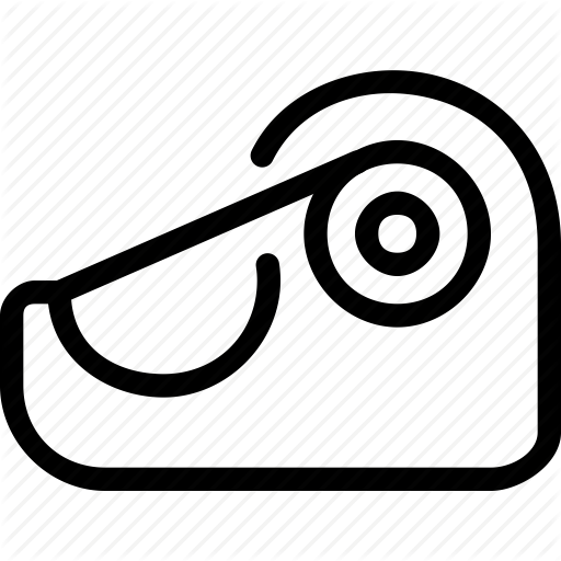Company, Dispenser, Office, Supplies, Tape, Work Icon