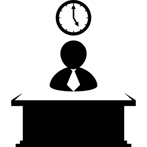 Office Work With Time