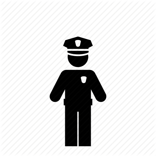 Badge, Cop, Law Enforcement, Man, Officer, Police, Uniform Icon