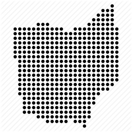 American, Location, Map, Ohio, State, Territory Icon