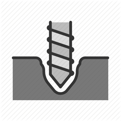 Auger, Bit, Drill, Drilling, Oil Icon