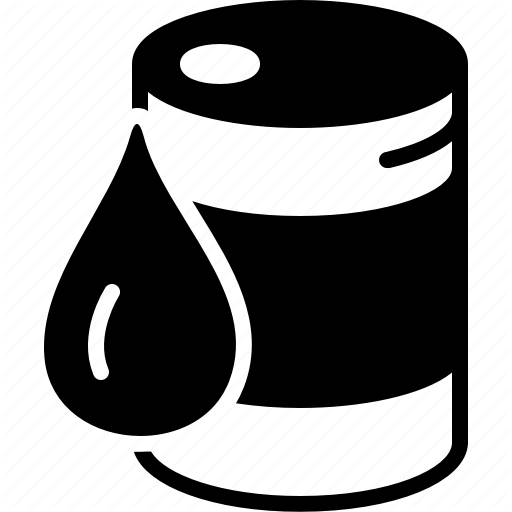 Chemical, Container, Crude, Drop, Drum, Fuel, Oil Icon