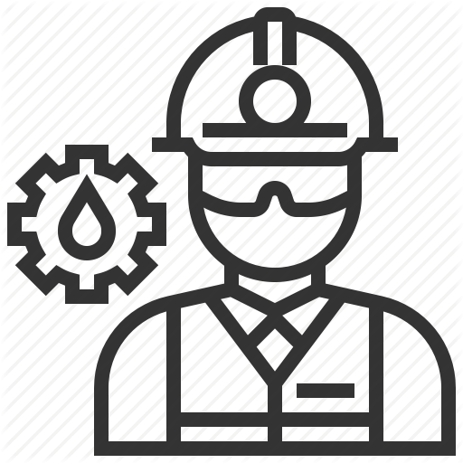 Construction, Industry, Oil, Rig, Worker Icon