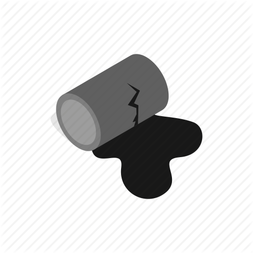 Barrel, Drop, Fuel, Isometric, Liquid, Oil, Spill Icon