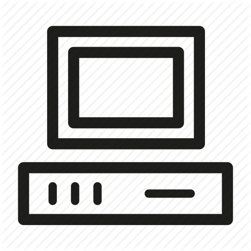 Bank, Business, Computer, Finance, Office, Old Icon