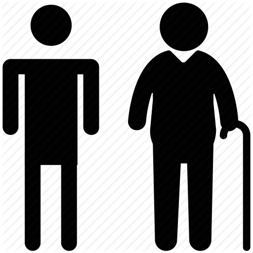 Boy, Elderly, Man, Old Age, Old Man Icon