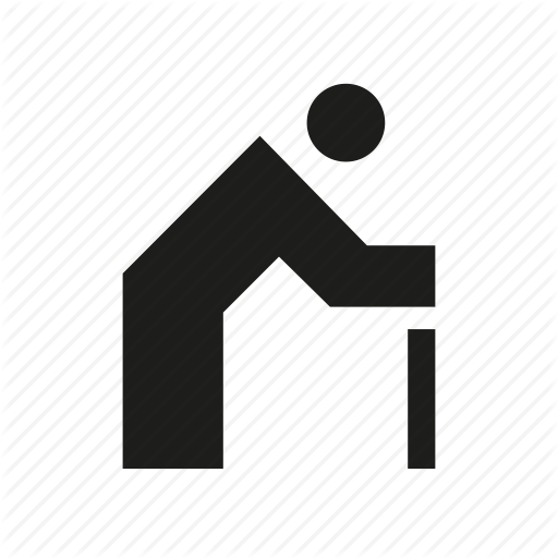 Elderly, Handicap, Old, Old Aged, Old Person, Senior Citizen Icon