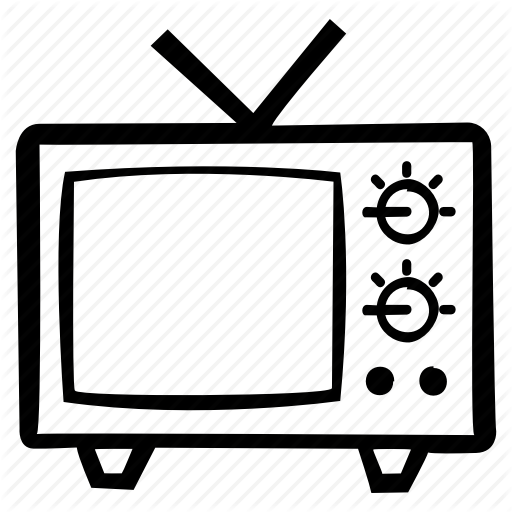 Broadcast, Old, Television, Tv Icon