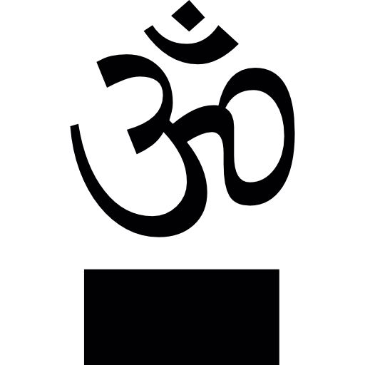 Om Symbol On A Podium Icons Free Download