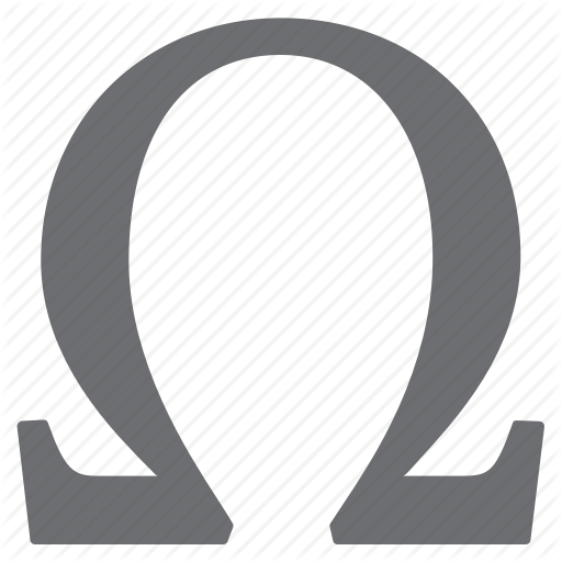 Greek, Letter, Omega, Symbols Icon