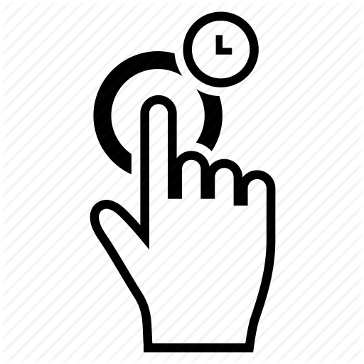 Click, Finger, Gesture, Hand, Tap, Tap And Hold, Touch Icon