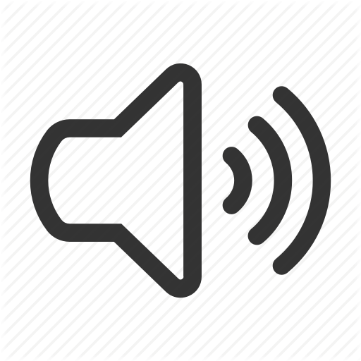 Audio On, Media, Music, Player, Sound On, Volume On Icon