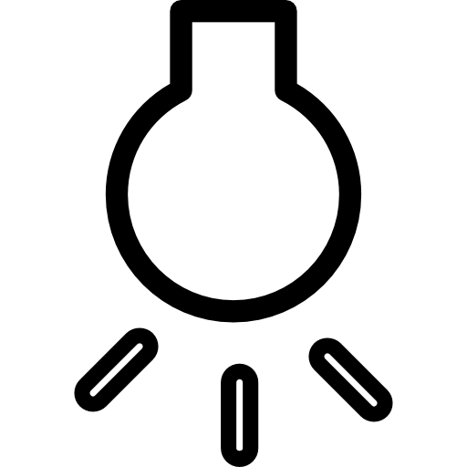 Lightbulb Outline On Icons Free Download