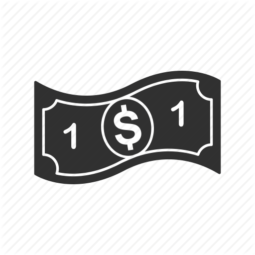 Dollar, Dollar Bill, Money, One Dollar Bill Icon