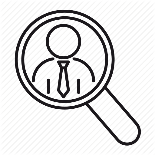 Business, Human Resource, Magnifier, One Man, One Person