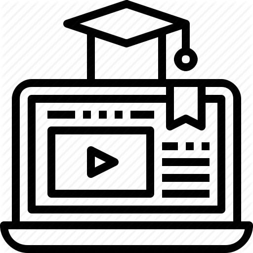 Course, Degree, Laptop, Learning, Online, Study Icon