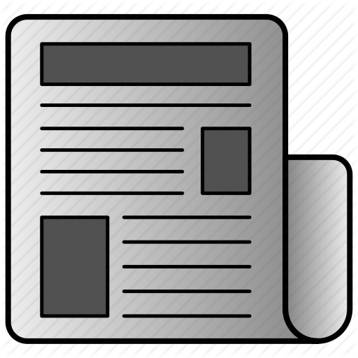 Media, News, Newspaper, Online, Print Icon