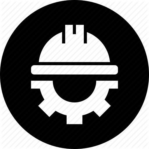 Civil, Engineer, Helmet, Protection, Safety, Setting Icon