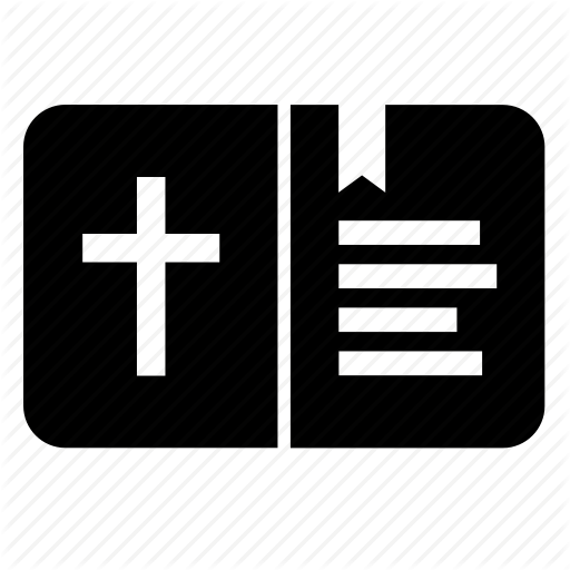Bible, Book, Bookmark, Open, Text Icon