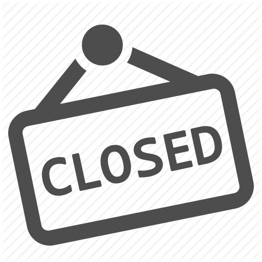 Closed, Door Sign, Shop, Shopping, Sign Icon