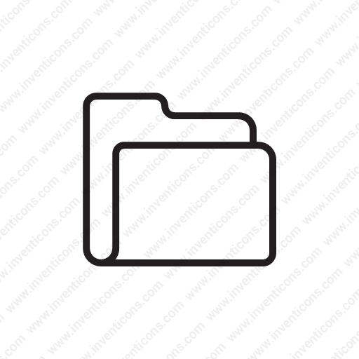 Download Storage,explore,file,folder,open Icon Inventicons