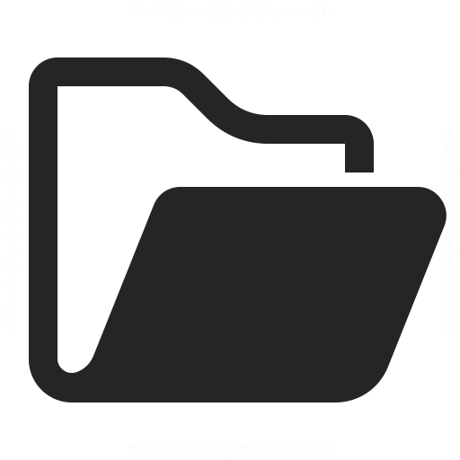 Folder Open Icon Iconexperience