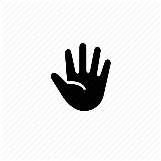 Hand, Human, Open Icon