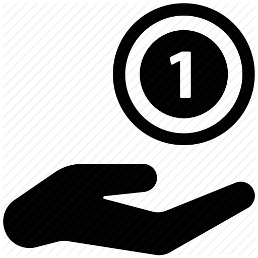 Hand Palm, Number Sign, Open, Palm Up Icon