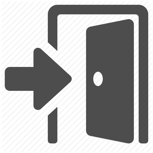 Icon Door Open Exit Door Sc St Flaticon