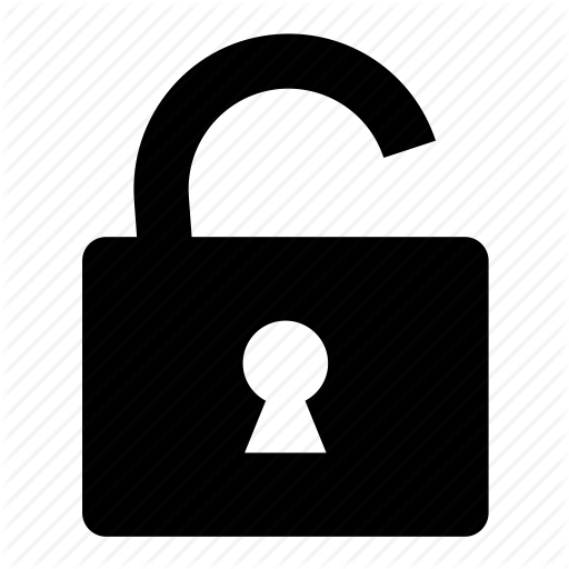 Lock, Open Icon