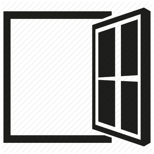 Open Window Icon Full