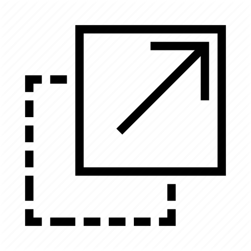 Arrow, Move, New, Open, Tab, Window Icon