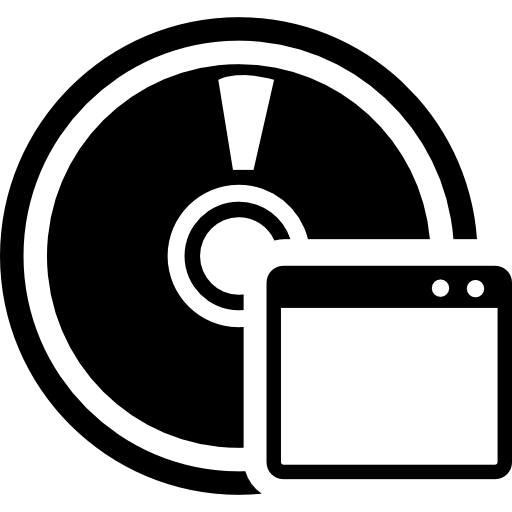 Cd With Open Window Icons Free Download