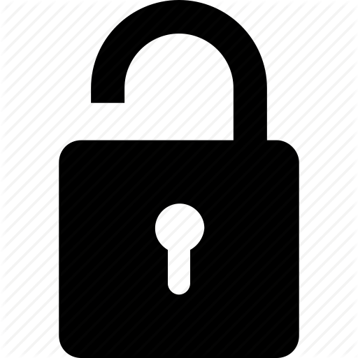 Lock, Open, Padlock, Unbolted, Unlock Icon