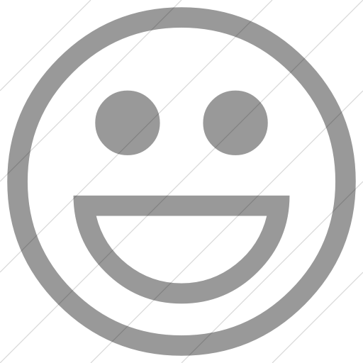 Simple Light Gray Classic Emoticons Smiling Face