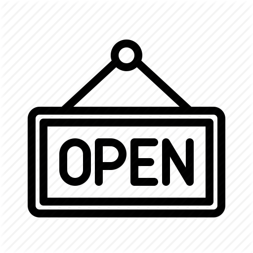 Open, Open Sign, Shop, Shop Sign, Shopping, Sign Icon