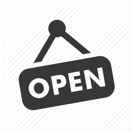 Pictures Of Open Sign Icon