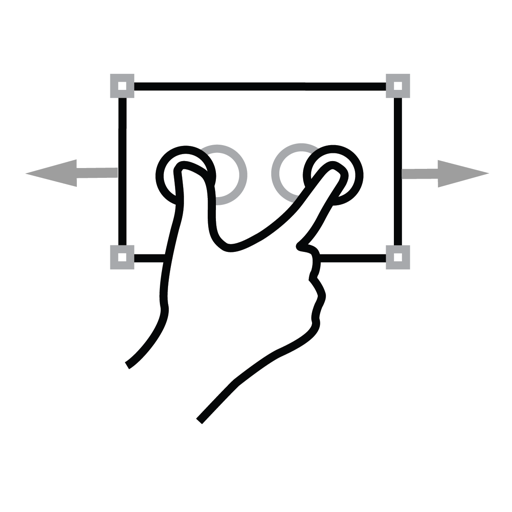 Two, Finger, Gestureworks, Scale Icon