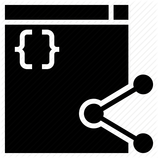 Code Sharing, Github, Open Source, Programming, Sharing Code Icon