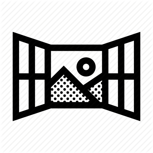 Frame, Home, Landscape, Mountain, Open, Room, Window Icon