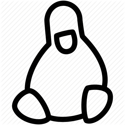 Creative, Grid, Line, Linux, Operating System, Os, Shape Icon