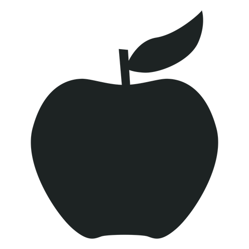 Apple Silhouette Icon