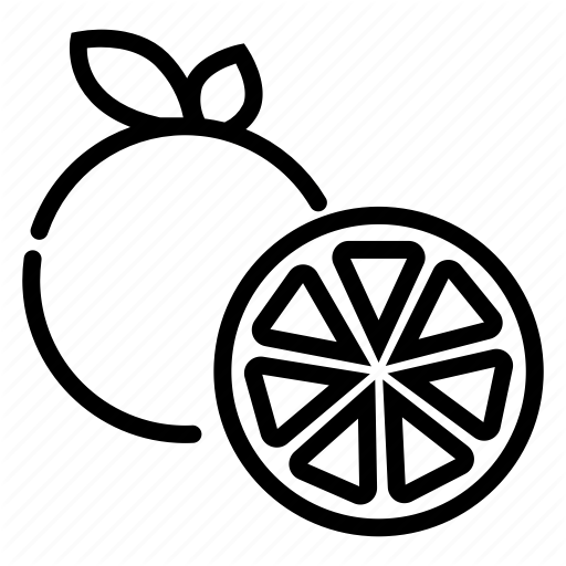 Citrus, Fruits, Icon, Orange Icon
