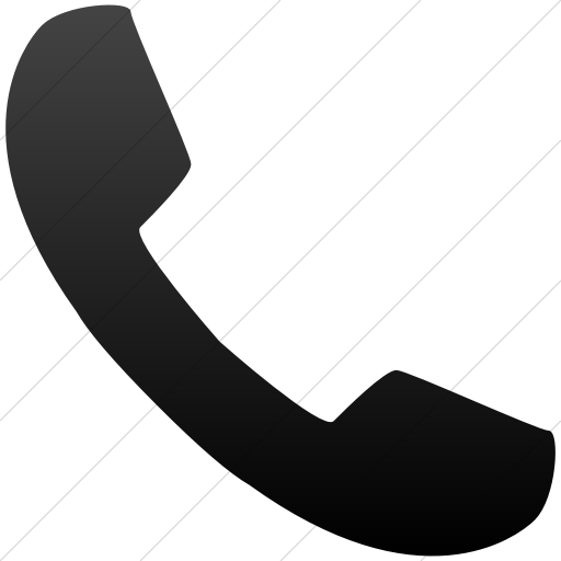 Simple Black Gradient Broccolidry Phone Icon